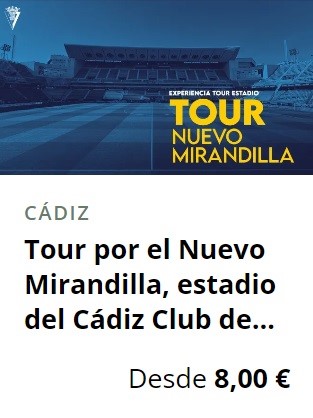 Tour por el nuevo mirandilla, estadio del cádiz club de fútbol