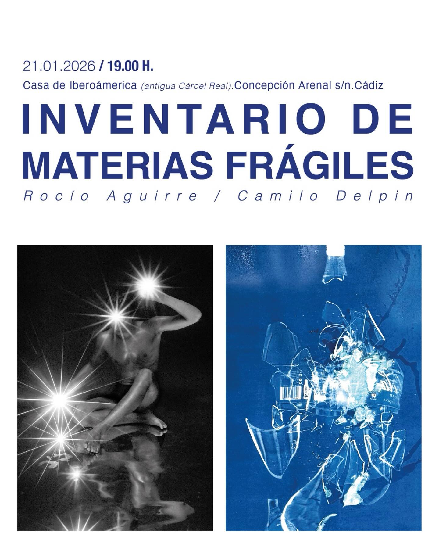 'inventario de materias frágiles' rocío aguirre y camilo delpin