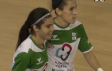 Celia celebra el segundo gol del conjunto cordobesista