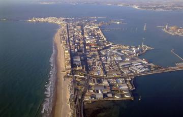 Vista aérea de Cádiz