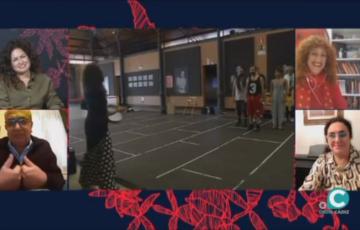 Los expertos María Ángeles Carrasco, Cristina Cruces y Juan Manuel Suárez en el programa Jaleo