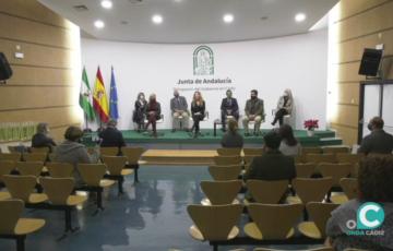 Los delegados de la Junta en Cádiz durante el balance anual  