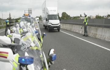 Uno de los controles de la GC durante las restricciones