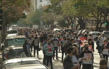 Protesta de hosteleros del pasado 12 de noviembre
