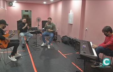 El grupo Spoticai durante un ensayos 