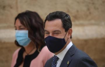 El presidente de la Junta, Juan Manuel Moreno 