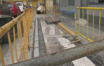 Uno de los tramos en ejecución