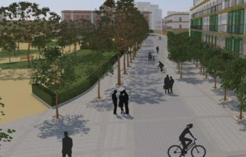El Ayuntamiento espera iniciar la peatonalización de plaza de España a finales del verano
