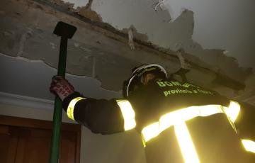 Actuación de los Bomberos