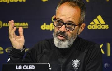 Álvaro Cervera: "Nuestro gran problema ahora es los goles en contra".