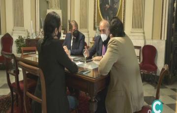 Recepción en alcaldía del pregonero de la Semana Santa 2021