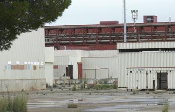 La planta de Delphi abandonada