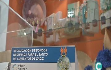 Una de las huchas que se repartieron por los comercios de la ciudad