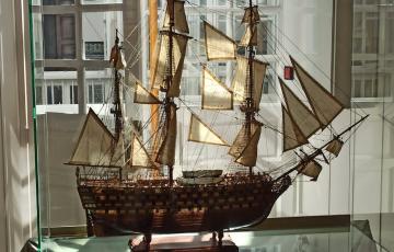 Maqueta del navío de línea 'El Santísima Trinidad
