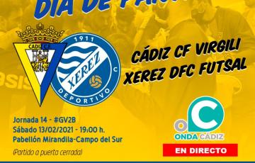 El Cádiz C.F. Virgili recibe al Jerez Deportivo en la Mirandilla