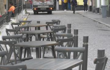 Las terrazas de hostelería de la plaza de Candelaria reubicadas por el Ayuntamiento 