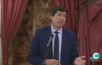 El vicepresidente de la Junta, Juan Marín 