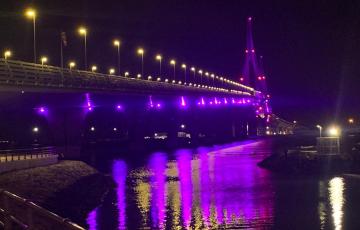 Imagen del Puente en este 8M