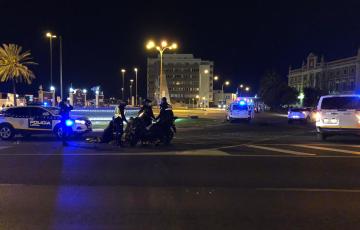 El accidente se produjo a las 21.00 h