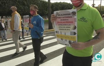 Los hosteleros han convocado varias protestas durante la pandemia para exigir a ayudas a las administraciones