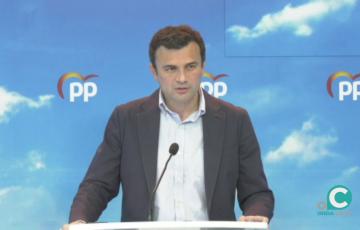 El vicesecretario de Turismo del Parlamento andaluz, Bruno García 