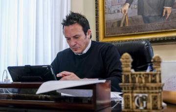 José María González en el despacho 