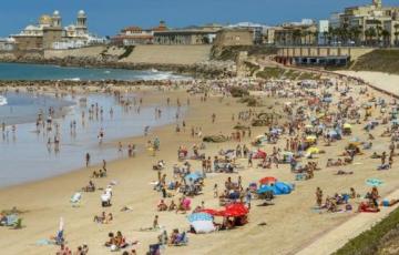 La playa de Santa María en una imagen de archivo