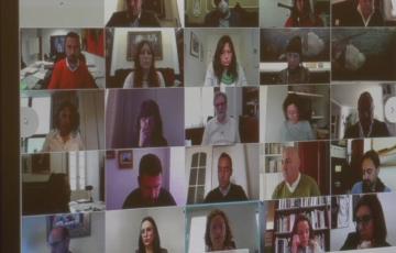 El pleno ordinario de marzo celebrado telemáticamente