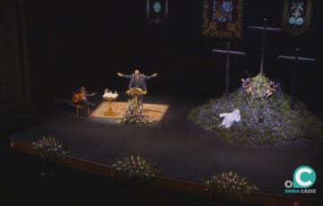  Iván Roa en uno de los momento más emotivos del Pregón 