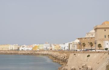 Una imagen de las murallas en el Campo del Sur