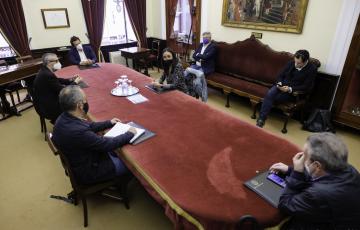 Reunión entre la UCA, Aula de Cultura del Carnaval y Ayuntamiento 