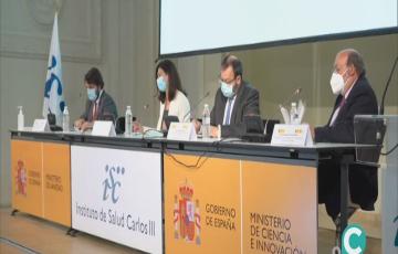 Un momento de la presentación del ensayo clínico este lunes