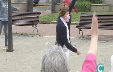 Una de las clases de la monitora Charo Macias