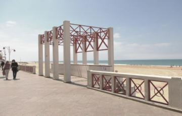 Las tareas se realizarán en paramentos interiores de los pretiles y balaustrada, así como en los bancos 