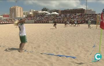Imagen del Campeonato Nacional por selecciones de fútbol playa celebrado el pasado 2018