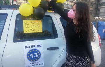 Los interinos y el personal laboral vuelve a salir a la calle en su cita reivindicativa mensual