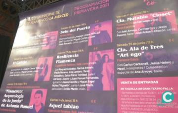 Cartel de la programación de primavera de La Merced 