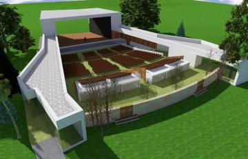 Diseño del futuro teatro del Parque