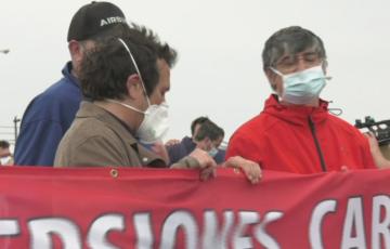 El alcalde de Cádiz y el presidente del comité de empresa de Airbus 