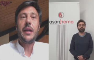 El presidente de ASPHA, Miguel Ángel Martín y el presidente de ASANHEMO, Juan Francisco González