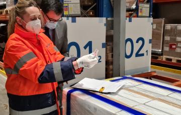 Recepción de las vacunas - Ministerio de Sanidad