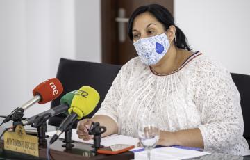 Ana Fernández en junta de gobierno