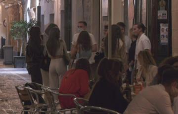 imagen de este sábado en el centro de Cádiz 