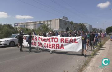 Imagen de la manifestación protagonizada este viernes