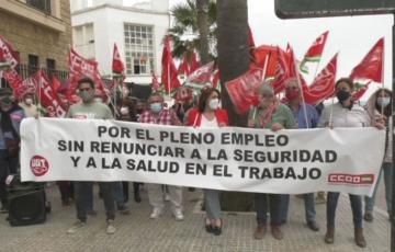 CCOO y UGT reclaman más control en prevención de riesgo y contra los accidentes laborales 
