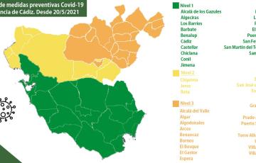 Actualización del mapa de alertas