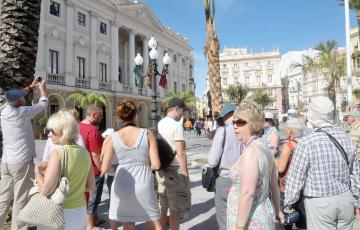 Turistas en la ciudad