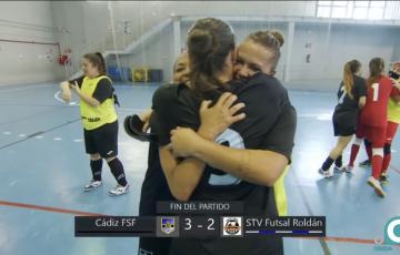Las jugadoras celebran la consecución del objetivo 