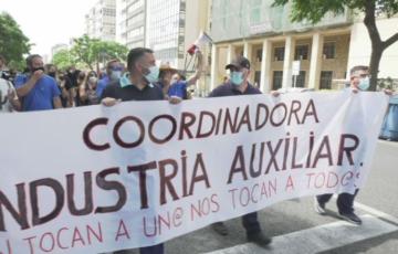 Protesta de Airbus