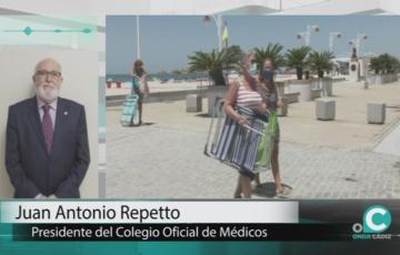 Juan Antonio Repetto, Presidente del Colegio Oficial de Médicos de Cádiz 